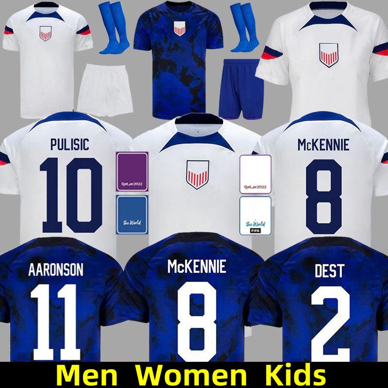 2022 USA national team Soccer Jerseys PULISIC United States AARONSON REYNA McKENNIE DEST ADAMS ROBINSON WEAH MORRIS ACOSTA jersey men kids home away football shirt, Colour 4
2022 USA national team Soccer Jerseys PULISIC United States AARONSON REYNA McKENNIE DEST ADAMS ROBINSON WEAH MORRIS ACOSTA jersey men kids home away football shirt, Colour 4
