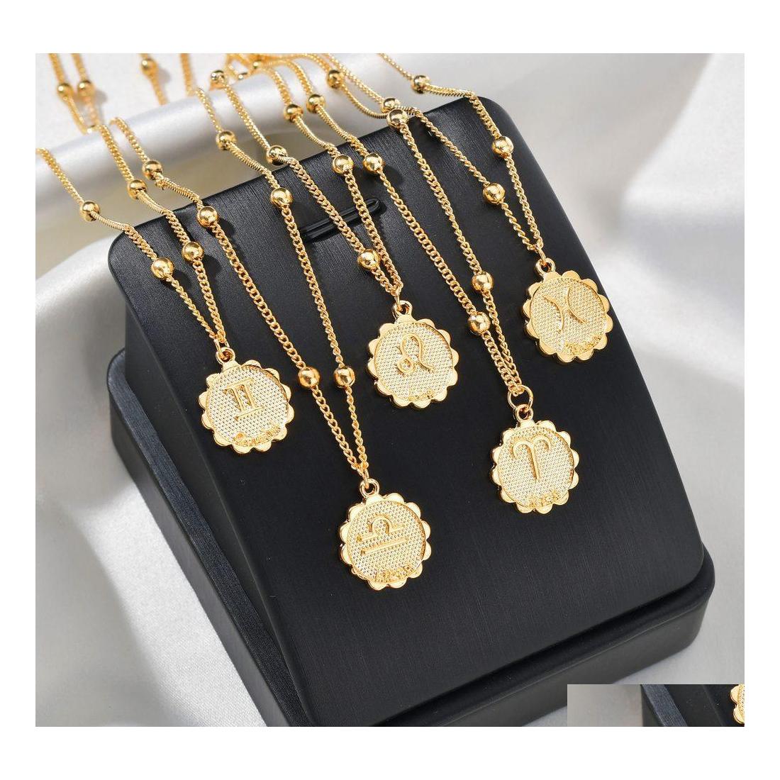 Pendant Necklaces 12 Constellation Zodiac Sign Necklace For Women Girls Pendant Chain Necklaces Classic Gold Vintage Jewelry Fashion Dhu1E
Pendant Necklaces 12 Constellation Zodiac Sign Necklace For Women Girls Pendant Chain Necklaces Classic Gold Vintage Jewelry Fashion Dhu1E