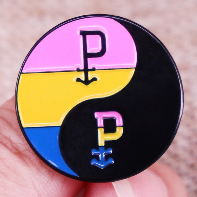 Pansexual Pride Yin Yang LGBT Enamel Pins Backpack Lapel Pin Shirt Bag Badge Jewelry Gift for Friends, As picture
Pansexual Pride Yin Yang LGBT Enamel Pins Backpack Lapel Pin Shirt Bag Badge Jewelry Gift for Friends, As picture