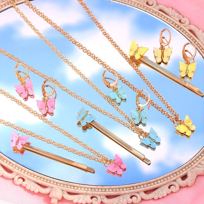Necklace Earrings Set Flatfoosie 2022 Acrylic Butterfly Pendant Hairpin Sets For Women Girls Multicolor Jewelry Gifts, Picture shown
Necklace Earrings Set Flatfoosie 2022 Acrylic Butterfly Pendant Hairpin Sets For Women Girls Multicolor Jewelry Gifts, Picture shown