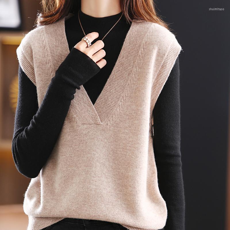 Women' Vests Wool Jackets For Women Worsted Vest Pullover Sleeveless Sweater Women' Elegant Korean Fashion Pure 2022, Red
Women' Vests Wool Jackets For Women Worsted Vest Pullover Sleeveless Sweater Women' Elegant Korean Fashion Pure 2022, Red