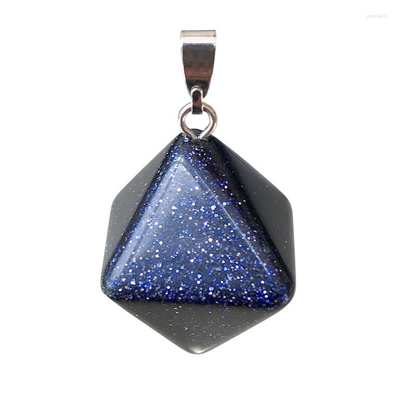 Pendant Necklaces Wholesale Starry Blue Sandstone Pyramid Sky Series Energy Stone Necklace Clavicle Chain Fashion Jewelry
Pendant Necklaces Wholesale Starry Blue Sandstone Pyramid Sky Series Energy Stone Necklace Clavicle Chain Fashion Jewelry