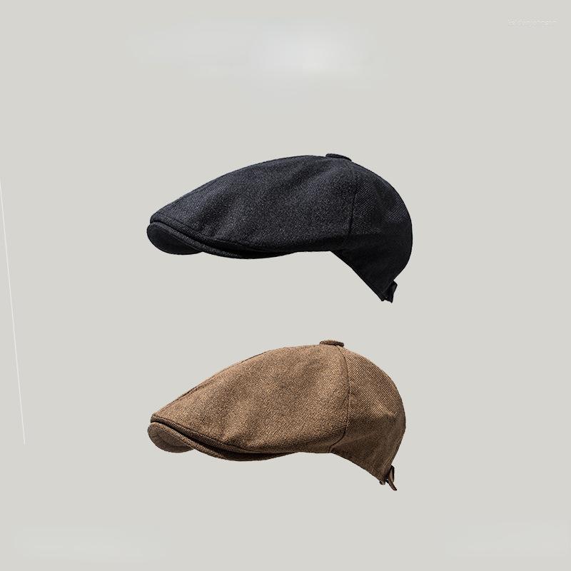 Berets Casual Retro Linen Beret Hats For Men Simple Solid Color British Style Cap Wild Sboy Hat Men's Winter Octagonal, Black
Berets Casual Retro Linen Beret Hats For Men Simple Solid Color British Style Cap Wild Sboy Hat Men's Winter Octagonal, Black