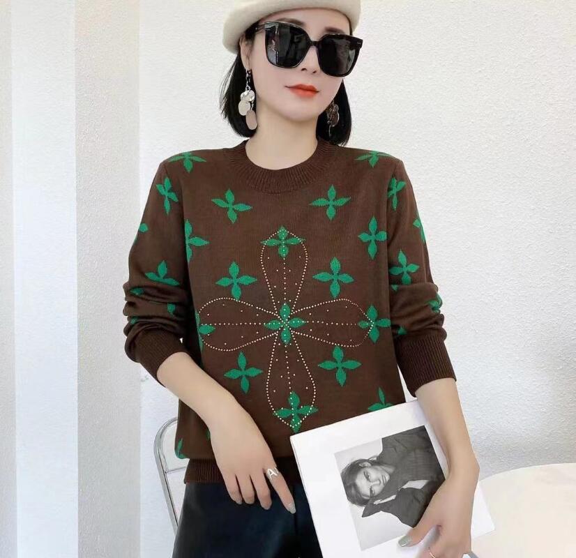Designer Autumn Winter Women Sweater Vintage Printed Floral Thick Long Sleeve Knitted Pullovers Fashion Tops, 02
Designer Autumn Winter Women Sweater Vintage Printed Floral Thick Long Sleeve Knitted Pullovers Fashion Tops, 02