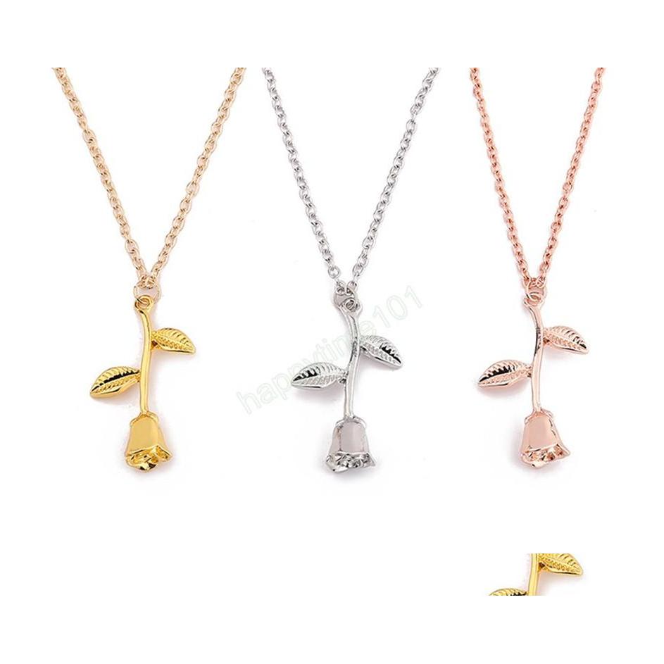 Pendant Necklaces Fashion Vintage Rose Necklace Pendant Long Chain Charm Simple Autumn Winter Womens Jewelry Valentines Day Gift Dro Dh97E
Pendant Necklaces Fashion Vintage Rose Necklace Pendant Long Chain Charm Simple Autumn Winter Womens Jewelry Valentines Day Gift Dro Dh97E