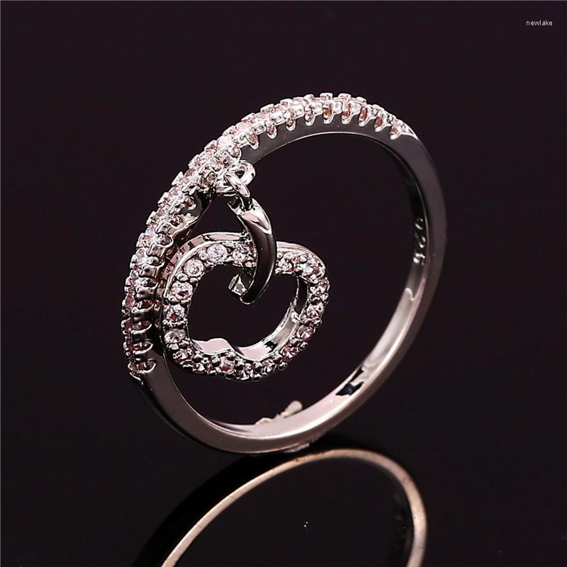 Wedding Rings Unique Female Small Apple Pendant Ring Crystal Minimalist White Zircon Stone Gold Silver Color For Women
Wedding Rings Unique Female Small Apple Pendant Ring Crystal Minimalist White Zircon Stone Gold Silver Color For Women