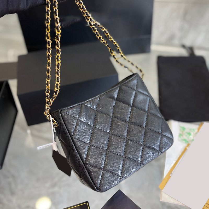 22Ss Womens Designer Hobo Underarm It Bags Caviar Leather Calfskin Pink Black White Gold Metal Chain With Letter ClasSIC Mini Quilted Shoulder Outdoor Handbags 16CM, Box
22Ss Womens Designer Hobo Underarm It Bags Caviar Leather Calfskin Pink Black White Gold Metal Chain With Letter ClasSIC Mini Quilted Shoulder Outdoor Handbags 16CM, Box