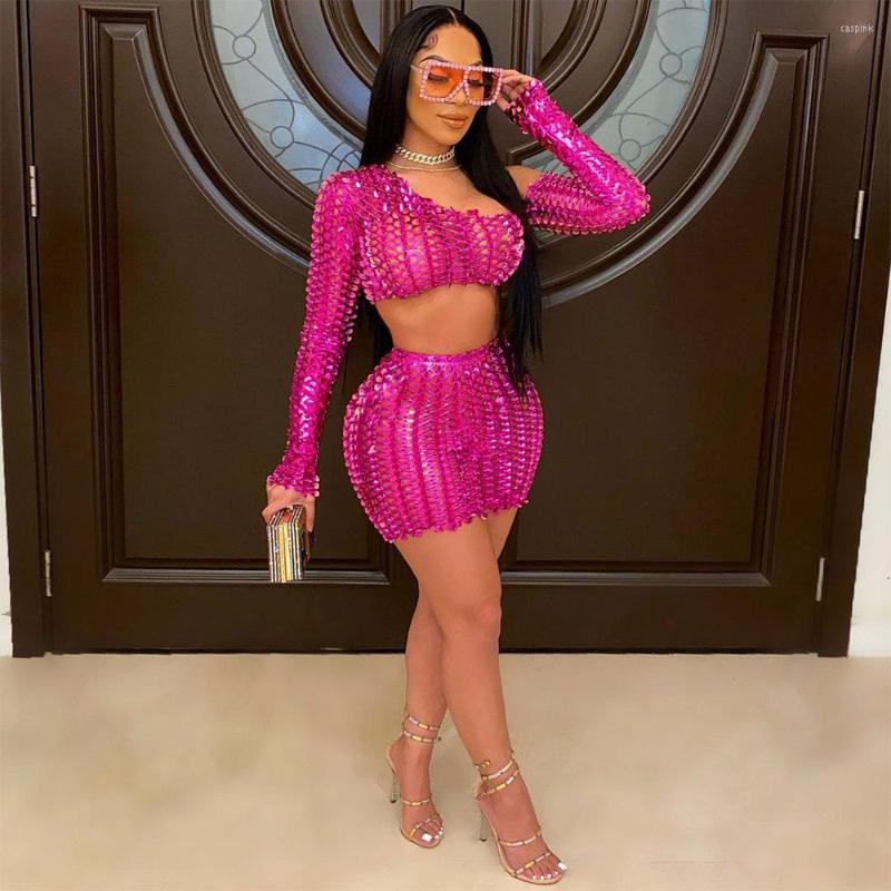 Work Dresses 2022 Two Piece Set Women Sexy Summer Dress Suit Hole Hollow Out One Shoulder Crop Top Short Skirt Night Club Party Sets, Black
Work Dresses 2022 Two Piece Set Women Sexy Summer Dress Suit Hole Hollow Out One Shoulder Crop Top Short Skirt Night Club Party Sets, Black