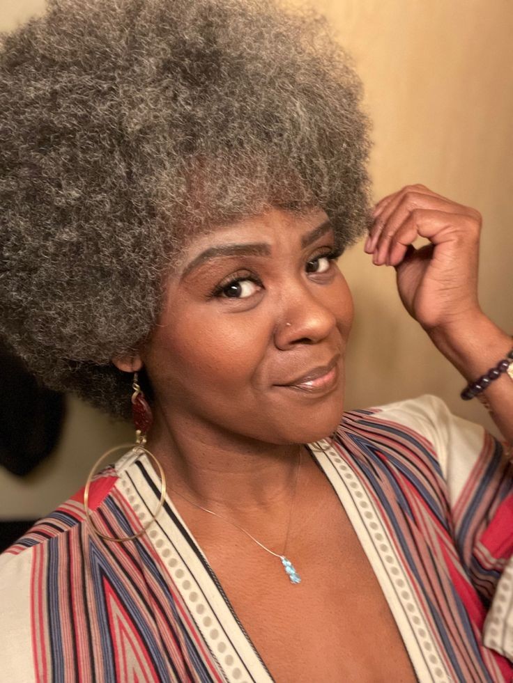 4c grey kinky afro puff ponytail human extension drawstring clip in short high salt and pepper pony tail hairpiece easy wearing bun updo for black wom