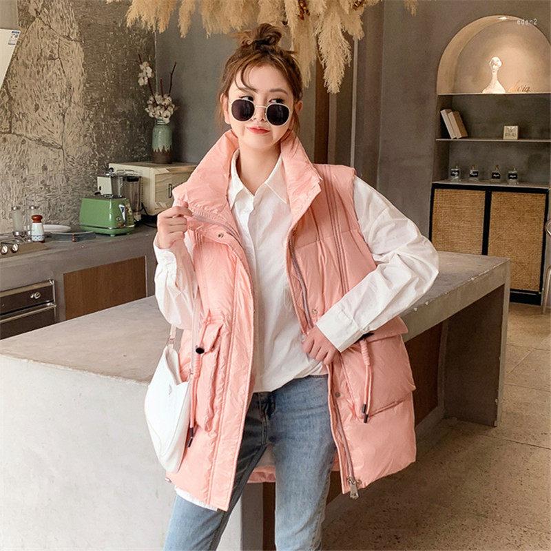 Women's Vests 2022 Autumn And Winter Vest Coat Woman Down Cotton Mid-Length Korean Style Stand Up Collar Waistcoat Large Size Loose Jacket, Black
Women's Vests 2022 Autumn And Winter Vest Coat Woman Down Cotton Mid-Length Korean Style Stand Up Collar Waistcoat Large Size Loose Jacket, Black
