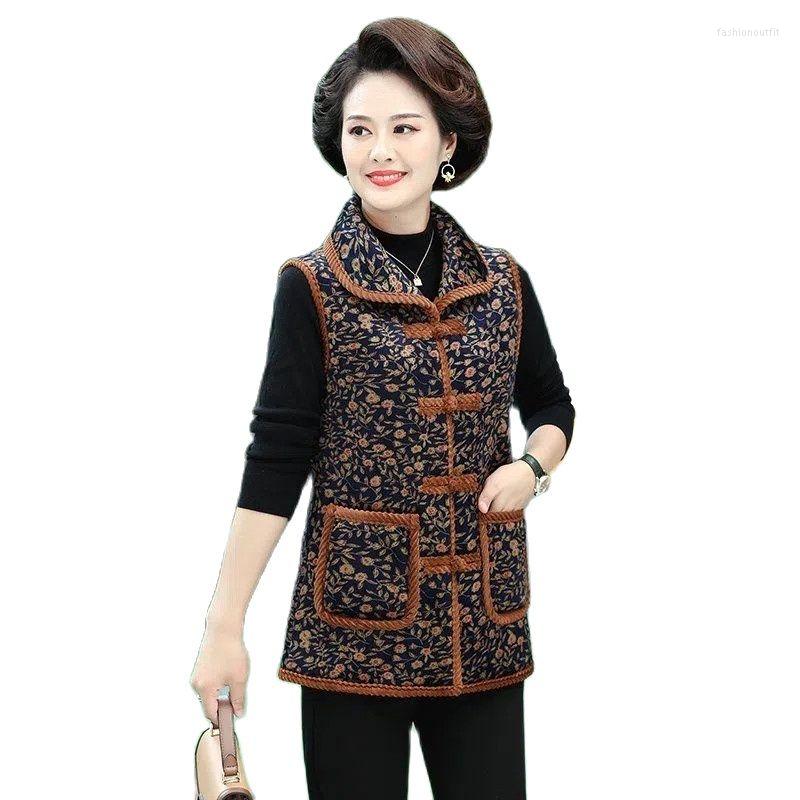 Women's Vests 2022 Mother's Autumn Winter Add Velvet Padded Vest Coat 50-60-Year-Old Middle-Aged Women's Loose Keep Warm Jacket, Colour 8
Women's Vests 2022 Mother's Autumn Winter Add Velvet Padded Vest Coat 50-60-Year-Old Middle-Aged Women's Loose Keep Warm Jacket, Colour 8