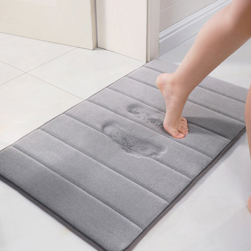 Bath Mats 40x60cm Shower Memory Foam Super Absorbent Coral Fleece room Carpet Toilet Floor Non-slip Home Decor 221130
Bath Mats 40x60cm Shower Memory Foam Super Absorbent Coral Fleece room Carpet Toilet Floor Non-slip Home Decor 221130
