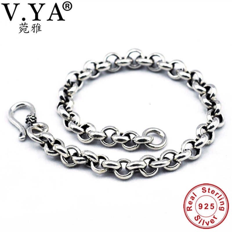 Bracelet Chain V.ya Solid 925 Sterling Silver Men Bangles Luxury Male Charm s 5mm Fine Jewelry Birthday Gifts
Bracelet Chain V.ya Solid 925 Sterling Silver Men Bangles Luxury Male Charm s 5mm Fine Jewelry Birthday Gifts