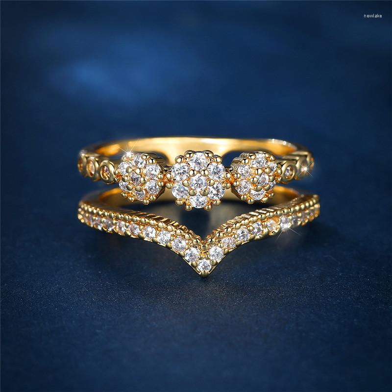 Wedding Rings Luxury Female Small Round Ring Charm Gold Color Love Engagement Crystal White Zircon Stone For Women
Wedding Rings Luxury Female Small Round Ring Charm Gold Color Love Engagement Crystal White Zircon Stone For Women