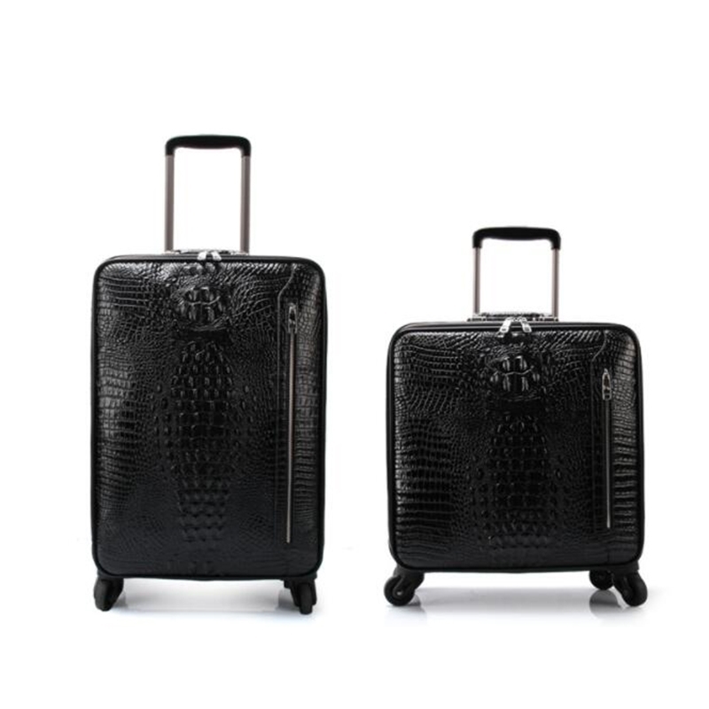 Suitcases Carrylove 16"20" men genuine style cabin hand luggage leather trolley suitcase for business 221130
Suitcases Carrylove 16"20" men genuine style cabin hand luggage leather trolley suitcase for business 221130