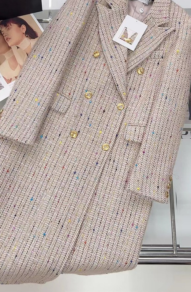 Chan New Women's brand overcoat long style jacket OOTD designer Fashion top-grade autumn winter CCC LOGO tweed coat Leisure Spring Coats cardigan Women Christmas Gift, Multi
Chan New Women's brand overcoat long style jacket OOTD designer Fashion top-grade autumn winter CCC LOGO tweed coat Leisure Spring Coats cardigan Women Christmas Gift, Multi