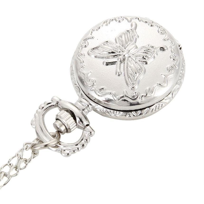 Pocket Watches Fashion Vintage Quartz Pocket Watch Alloy Flowers Butterfly Women Lady Girls Necklace Pendant Sweater Chain Clock Gif Dhqxu, Silver
Pocket Watches Fashion Vintage Quartz Pocket Watch Alloy Flowers Butterfly Women Lady Girls Necklace Pendant Sweater Chain Clock Gif Dhqxu, Silver