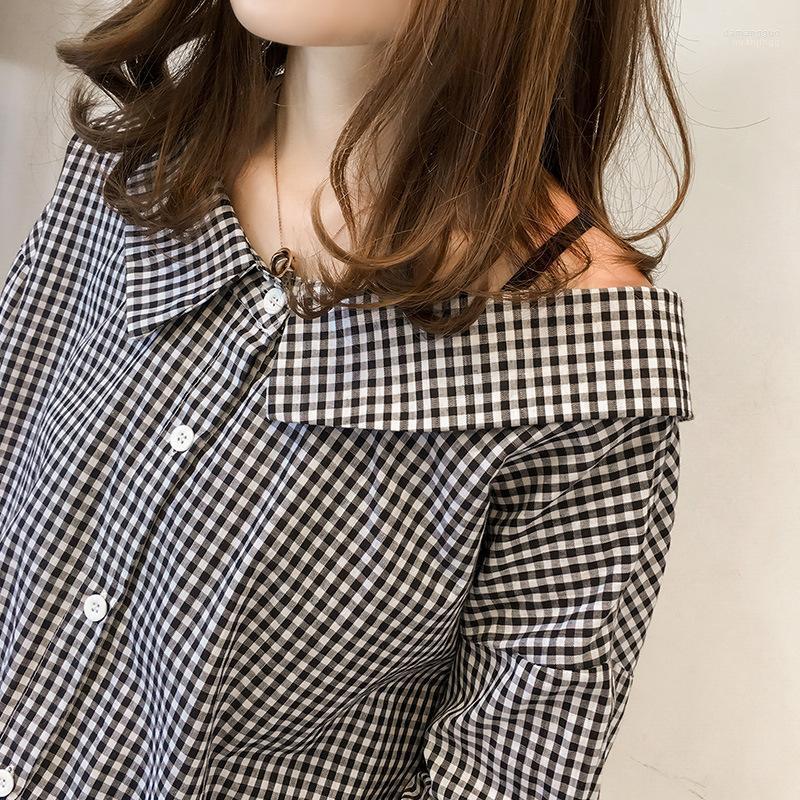 Women's Blouses Women's & Shirts Summer 2022 Plus Size Casual Women Black Shirt Korean Lace Up Elegant Office Plaid Blouse Streetwear, Xq002020 black
Women's Blouses Women's & Shirts Summer 2022 Plus Size Casual Women Black Shirt Korean Lace Up Elegant Office Plaid Blouse Streetwear, Xq002020 black