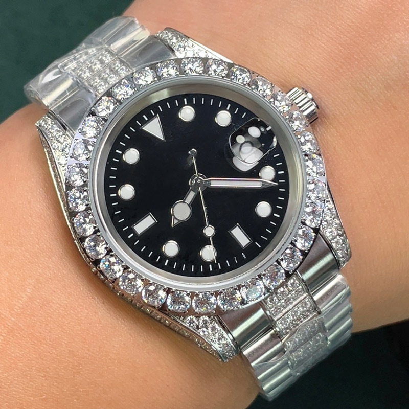 Watch Mens Watch 40mm Mechanical Watches Stainless Steel Strap Men WristWatch Waterproof Design WristWatches For Man Diamond Bezel, Color 4
Watch Mens Watch 40mm Mechanical Watches Stainless Steel Strap Men WristWatch Waterproof Design WristWatches For Man Diamond Bezel, Color 4