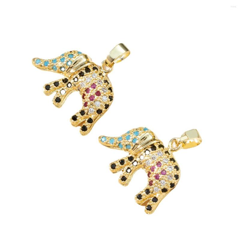 Pendant Necklaces Religious Elephant Gold Plated Synthetic CZ Animal Series Pave Stones For Jewelry Making
Pendant Necklaces Religious Elephant Gold Plated Synthetic CZ Animal Series Pave Stones For Jewelry Making