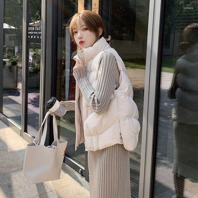 Women' Vests Solid Color Women Waistcoat Cotton Padded Zipper Sleeveless Coat 2022 Autumn Winter Stand Collar Pockets Warm Vest Jackets, Black
Women' Vests Solid Color Women Waistcoat Cotton Padded Zipper Sleeveless Coat 2022 Autumn Winter Stand Collar Pockets Warm Vest Jackets, Black