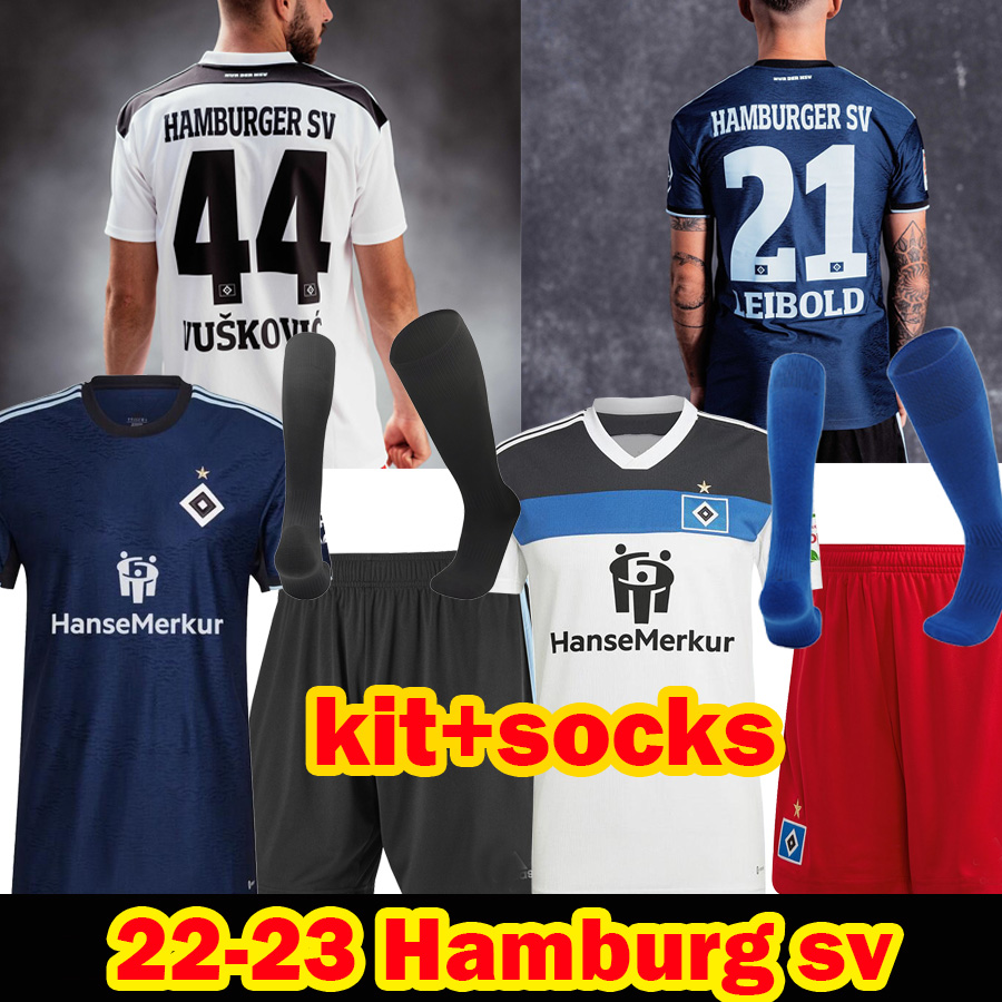 2022 2023 Hamburger SV Soccer Jerseys Home Away VAGNOMAN ONANA LEIBOLD REIS KITTEL GLATZEL DUDZIAK Men Kits sock Full sets football shirts uniforms, 22-23 away kit +socks
2022 2023 Hamburger SV Soccer Jerseys Home Away VAGNOMAN ONANA LEIBOLD REIS KITTEL GLATZEL DUDZIAK Men Kits sock Full sets football shirts uniforms, 22-23 away kit +socks