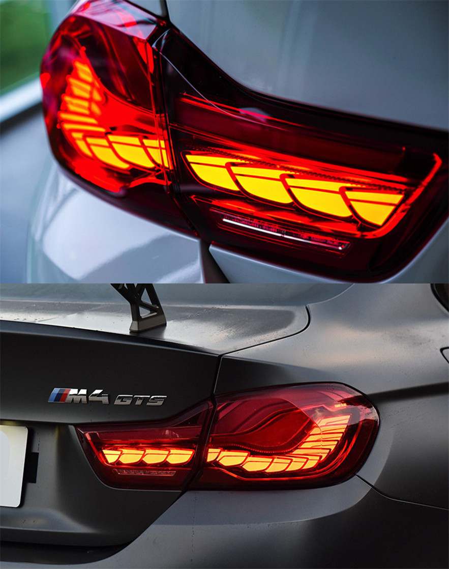 Car LED Tail Lights For 4 Series F32 F36 F82 M4 GTS Type 20 16-20 20 Brake Taillights Turn Signal Rear Lamp