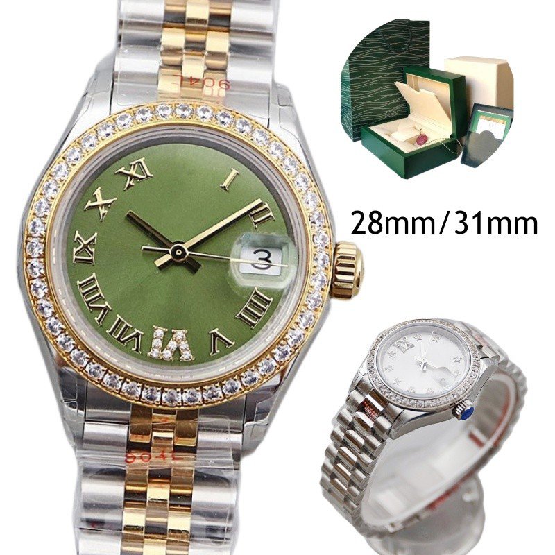 NF-High Quality Womens Watch 28mm/31mm Diamond Bezel Datejust Ref.278138 Stainless Steel Automatic Mechanical Sapphire Perpetual Women Wristwatches, Add tool
NF-High Quality Womens Watch 28mm/31mm Diamond Bezel Datejust Ref.278138 Stainless Steel Automatic Mechanical Sapphire Perpetual Women Wristwatches, Add tool