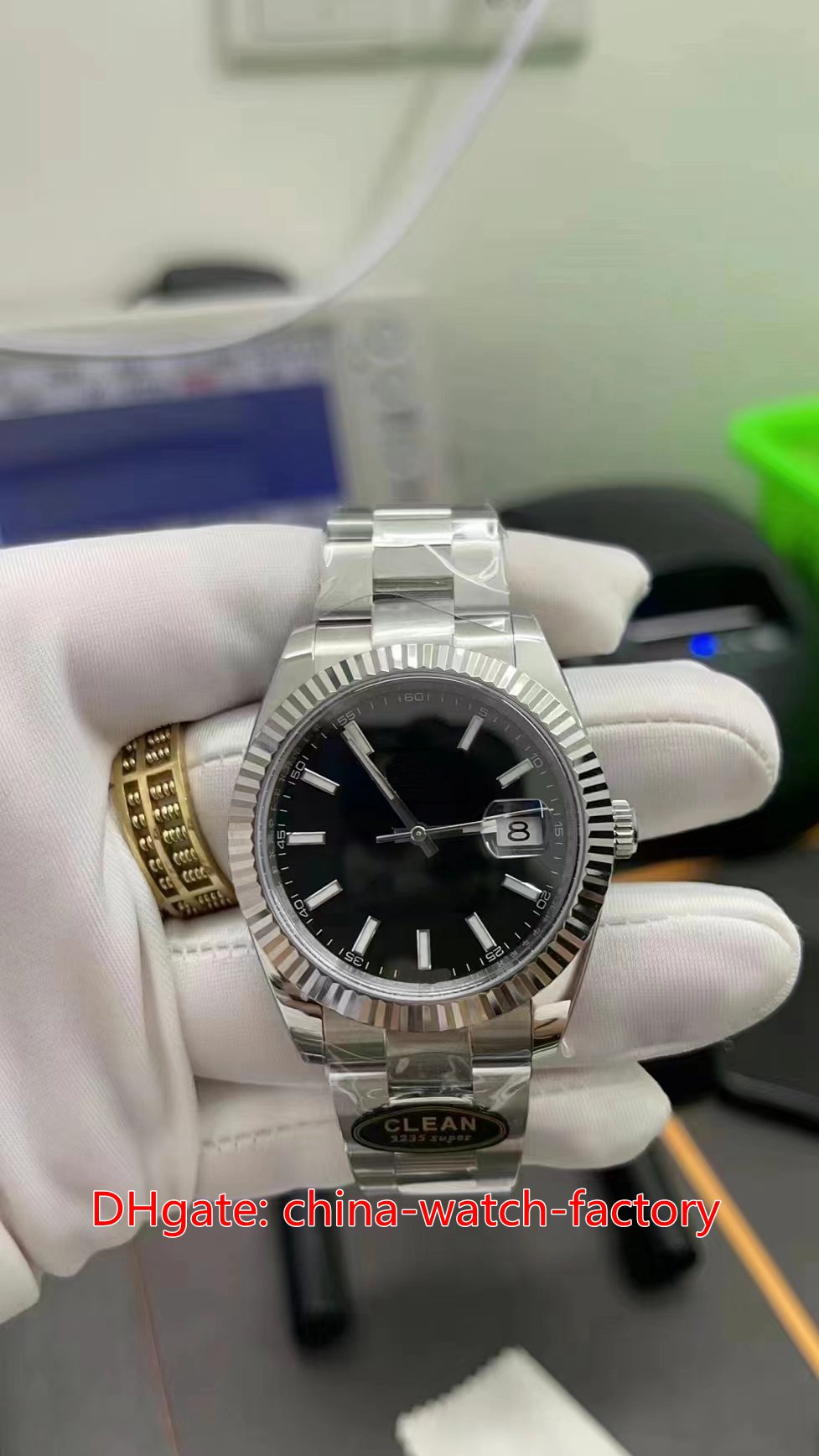 9 Style Mens Watch CLEAN Factory 40mm 126334 Wimbledon GMT Batman 126710 41mm 126610 LumiNova Watches Sapphire CAL.3235 3285 Movement Automatic Men's Wristwatches, Travel bag
9 Style Mens Watch CLEAN Factory 40mm 126334 Wimbledon GMT Batman 126710 41mm 126610 LumiNova Watches Sapphire CAL.3235 3285 Movement Automatic Men's Wristwatches, Travel bag