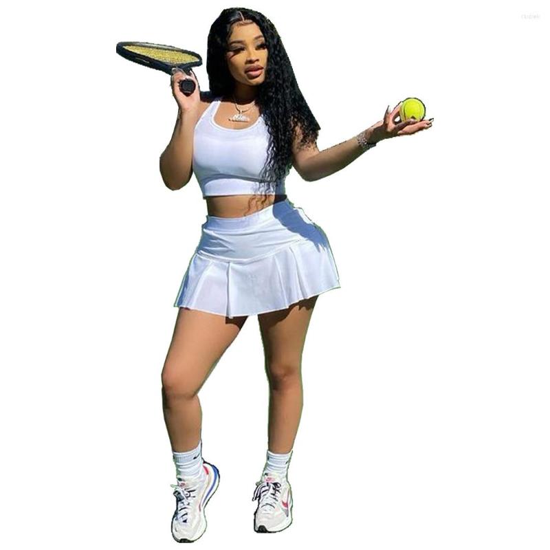 Work Dresses 2022 2 Pieces Suit Set Female Solid Color U-Neck Sleeveless Crop Tops Pantskirt For Summer /S/M/L/XL/XXL, White
Work Dresses 2022 2 Pieces Suit Set Female Solid Color U-Neck Sleeveless Crop Tops Pantskirt For Summer /S/M/L/XL/XXL, White