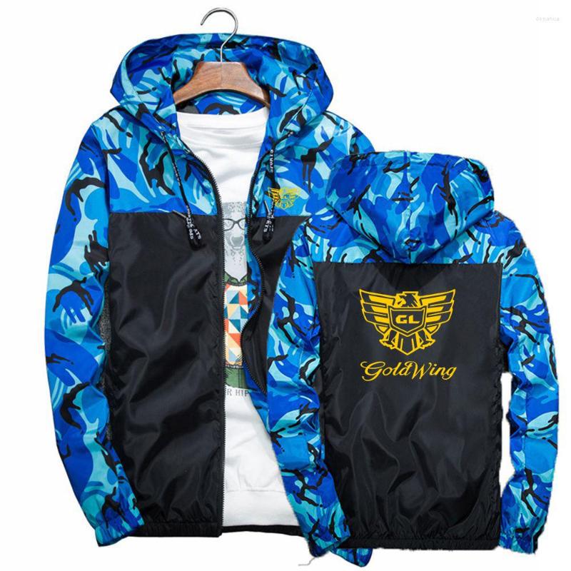 Men' Hoodies 2022 Men Goldwing GL 1500 Japan Motorcycle Print Hight Quality Camouflage Splicing Coat Autumn Hooded Casual Zip Jacket
Men' Hoodies 2022 Men Goldwing GL 1500 Japan Motorcycle Print Hight Quality Camouflage Splicing Coat Autumn Hooded Casual Zip Jacket