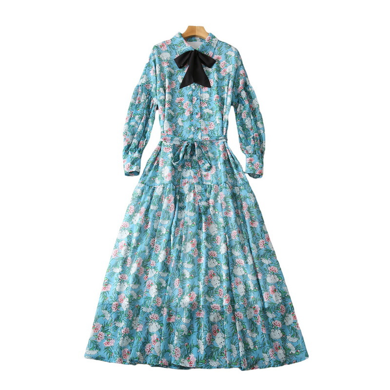 1223 2023 XL Spring Flora Print Dress Lapel Neck Long Sleeve Panelld DRess Luxury Fashion Prom Womens Clothes SH, Post
1223 2023 XL Spring Flora Print Dress Lapel Neck Long Sleeve Panelld DRess Luxury Fashion Prom Womens Clothes SH, Post