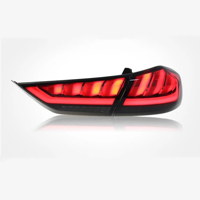 2 Colors LED Taillights for Elantra 20 16-20 20 DRL Turn Signal Lights Rear Brake Reversing Tail Light Assembly