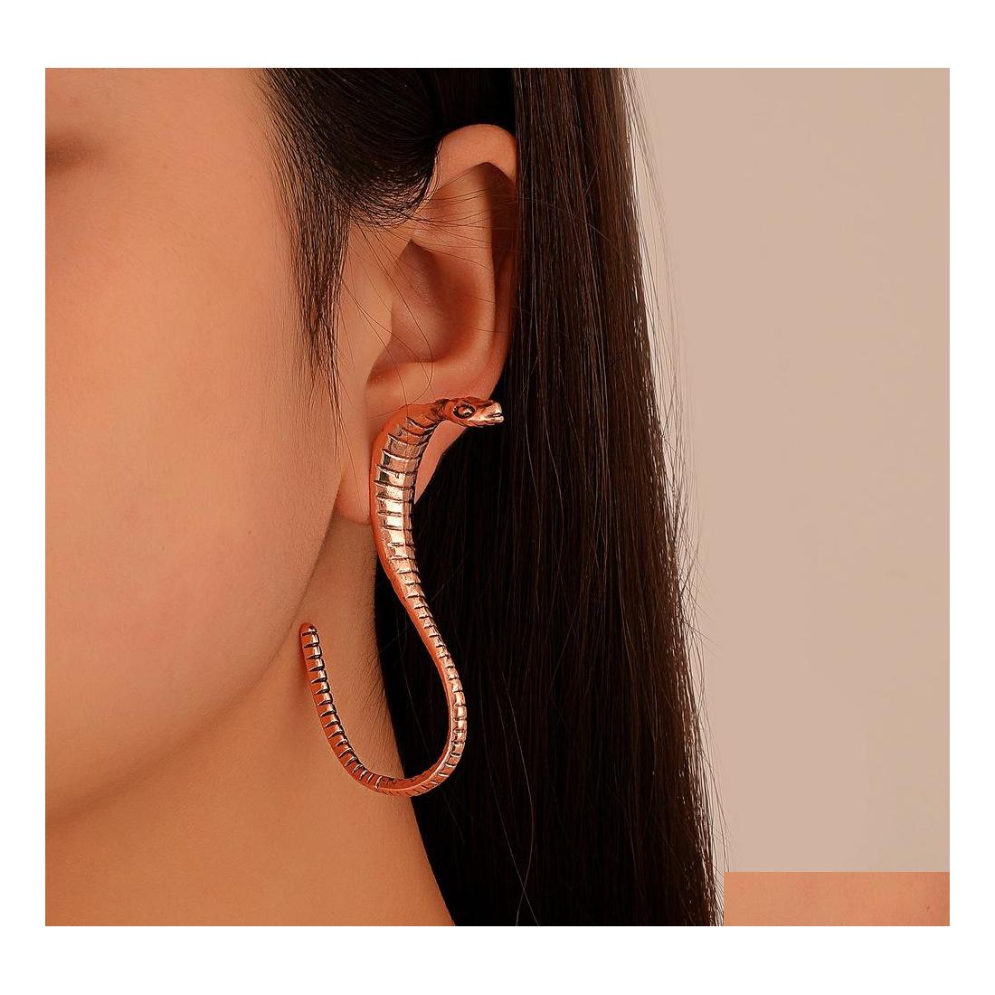 Stud Fashion Jewelry Retro Metal Snake Earrings Exaggerated Snakes Stud Drop Delivery Dhakp
Stud Fashion Jewelry Retro Metal Snake Earrings Exaggerated Snakes Stud Drop Delivery Dhakp