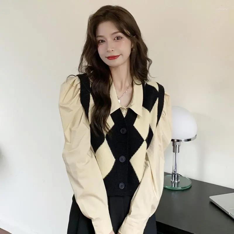 Women's Vests 2022 Autumn And Winter Korean Version Retro V-Neck Sweater Vest Women's Fashion Diamond Knitted Cardigan Top Vestidos, Black
Women's Vests 2022 Autumn And Winter Korean Version Retro V-Neck Sweater Vest Women's Fashion Diamond Knitted Cardigan Top Vestidos, Black