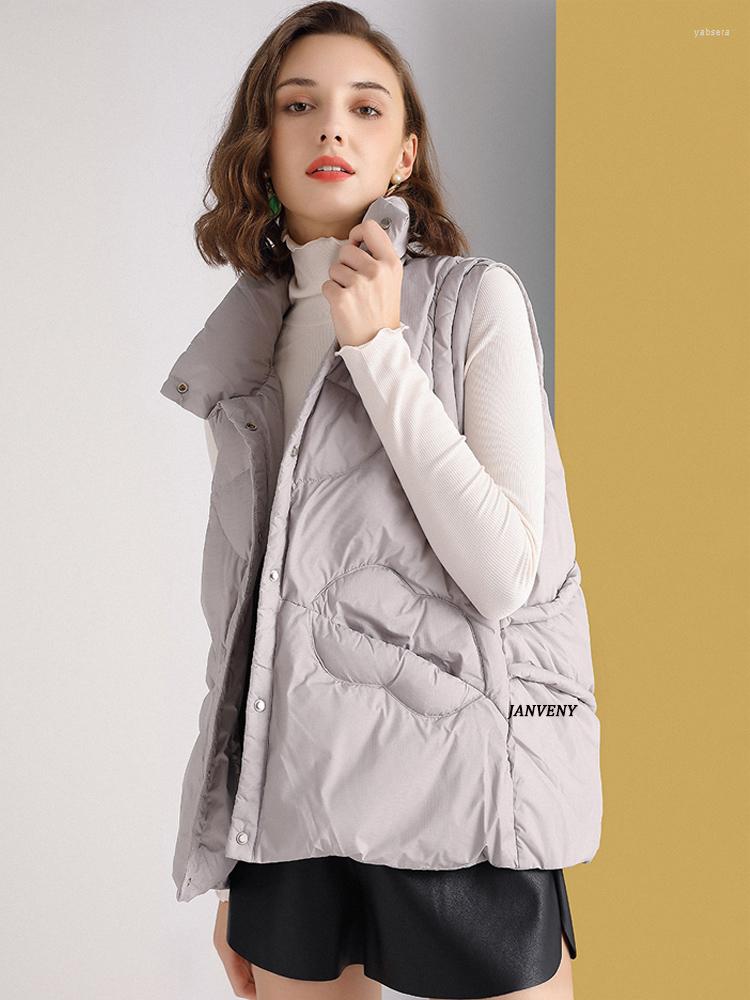 Women' Vests 2022 Luxury Winter White Duck Down Vest Women Solid Color Stand Collar Loose Fit Hem Adjustable Puffer Gilet Waistcoat Outer, Black
Women' Vests 2022 Luxury Winter White Duck Down Vest Women Solid Color Stand Collar Loose Fit Hem Adjustable Puffer Gilet Waistcoat Outer, Black