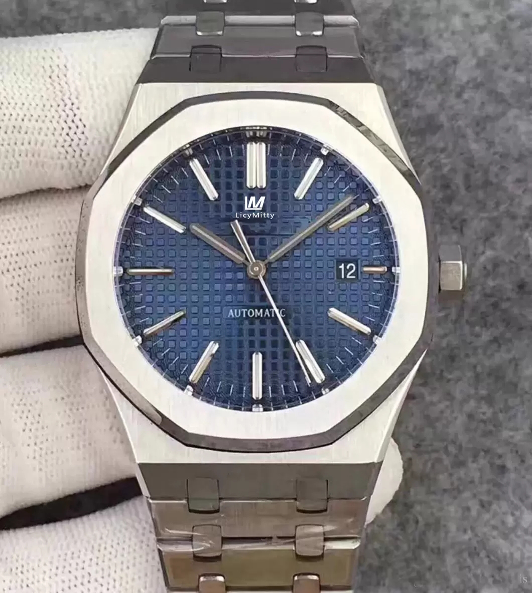 Mens Watch Automatic Mechanical movement Sapphire Glass Blue dial Transparent Back Stainless Steel mens watches Waterproof Men Wristwatches, Make waterproof 50m
Mens Watch Automatic Mechanical movement Sapphire Glass Blue dial Transparent Back Stainless Steel mens watches Waterproof Men Wristwatches, Make waterproof 50m