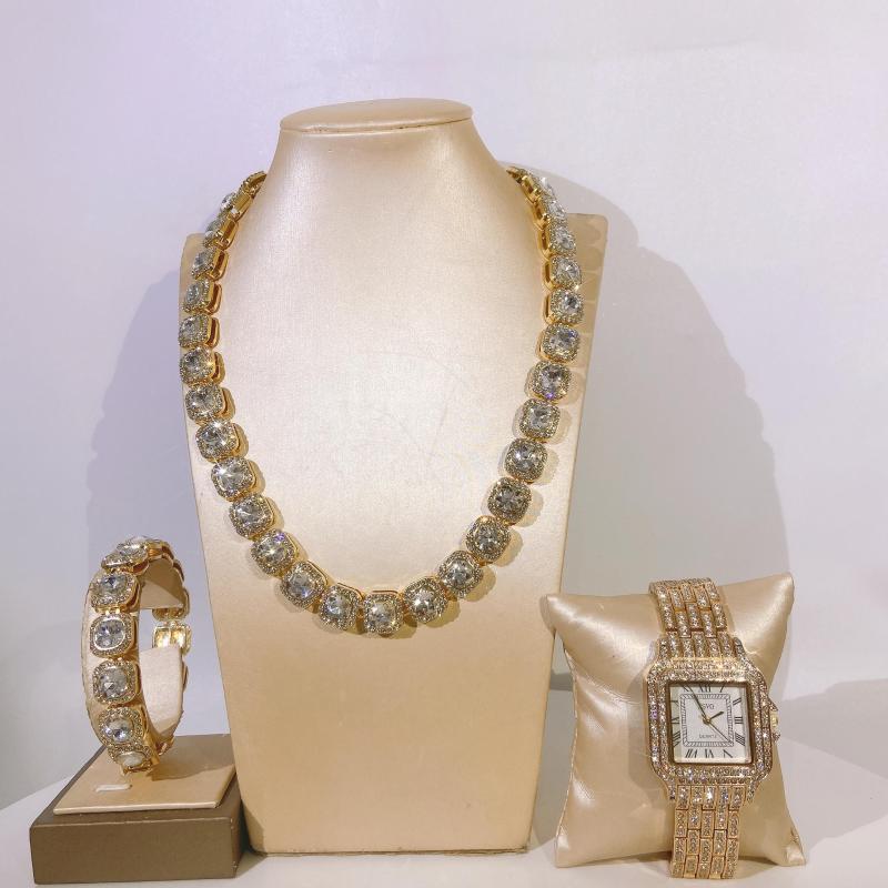 Necklace Earrings Set Yulaili Jewelry Crystal Watch Ladies Bracelet Fashion, Picture shown
Necklace Earrings Set Yulaili Jewelry Crystal Watch Ladies Bracelet Fashion, Picture shown