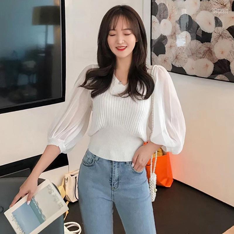 Women's Blouses Women's & Shirts Women Autumn Winter V-neck Solid Color Knit Shirt Korean Style Slim Base Fashion Pullover Tops
Women's Blouses Women's & Shirts Women Autumn Winter V-neck Solid Color Knit Shirt Korean Style Slim Base Fashion Pullover Tops