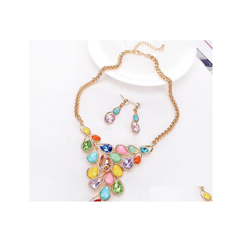 Earrings Necklace Europe Party Casual Jewelry Set Womens Charm Leave Pendant Necklace With Earrings Drop Delivery Sets Dhr7I, As the picture
Earrings Necklace Europe Party Casual Jewelry Set Womens Charm Leave Pendant Necklace With Earrings Drop Delivery Sets Dhr7I, As the picture