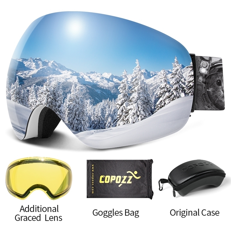 Ski Goggles Frameless AntiFog Night lens Box Set 100% UV400 Protection Snowboard AntiSlip Strap Snow for Men Women 221130
Ski Goggles Frameless AntiFog Night lens Box Set 100% UV400 Protection Snowboard AntiSlip Strap Snow for Men Women 221130