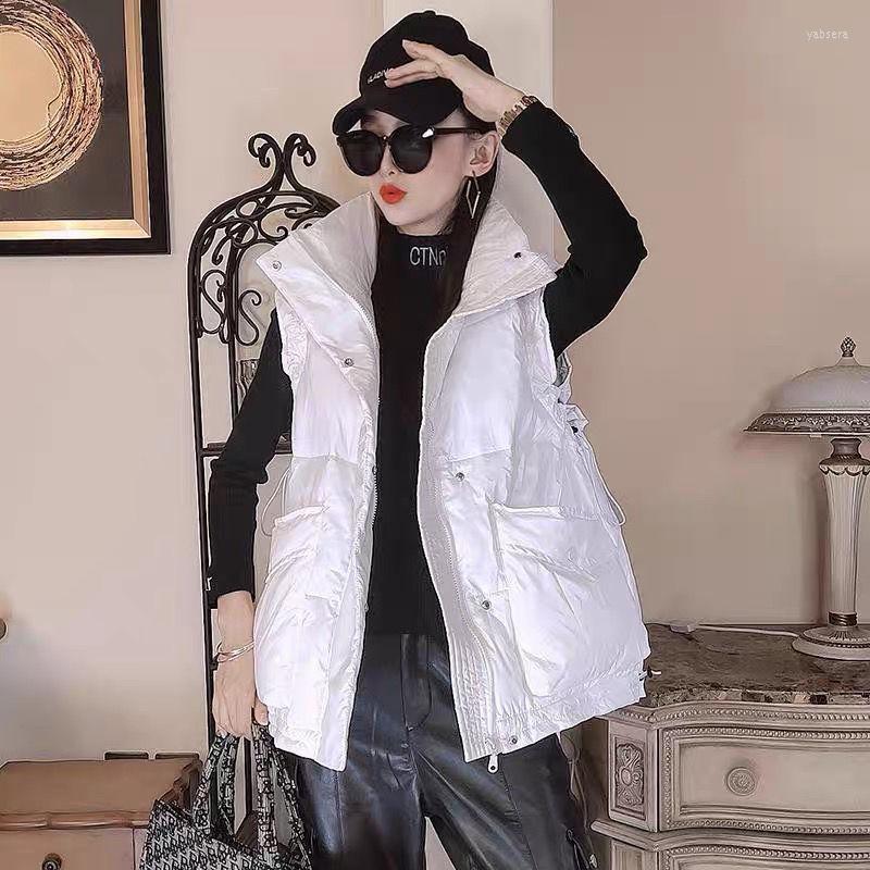Women's Vests Fashion Female Warm Cotton Down Waterproof Thick Vest Coat Casual Solid Zipper Sleeveless Jacket Women Short Outwear N10, Black 
Women's Vests Fashion Female Warm Cotton Down Waterproof Thick Vest Coat Casual Solid Zipper Sleeveless Jacket Women Short Outwear N10, Black