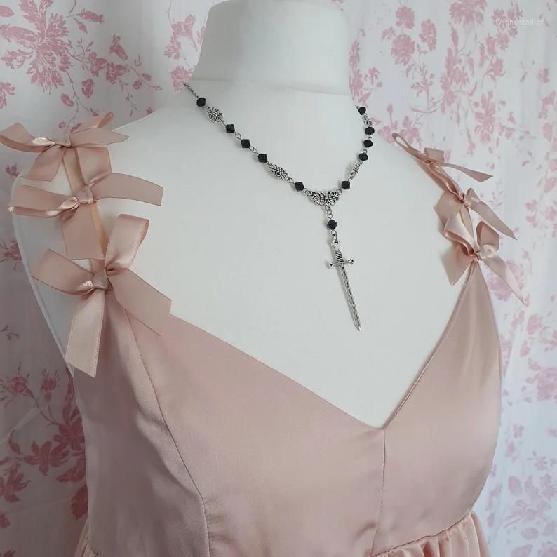 Pendant Necklaces Amazing Gothic Sword Necklace Rosary Style Grunge Women 2022 Jewelrye Y2k
Pendant Necklaces Amazing Gothic Sword Necklace Rosary Style Grunge Women 2022 Jewelrye Y2k