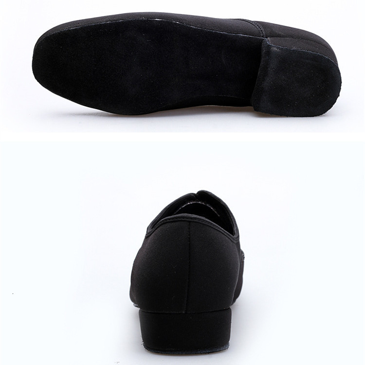 Safety Shoes Men's Modern Jazz Sneaker for men Professional Black Oxford Upper Latin Salsa Shoe Plus Size Low Heel Tango Ballroom Dance Shoes 221