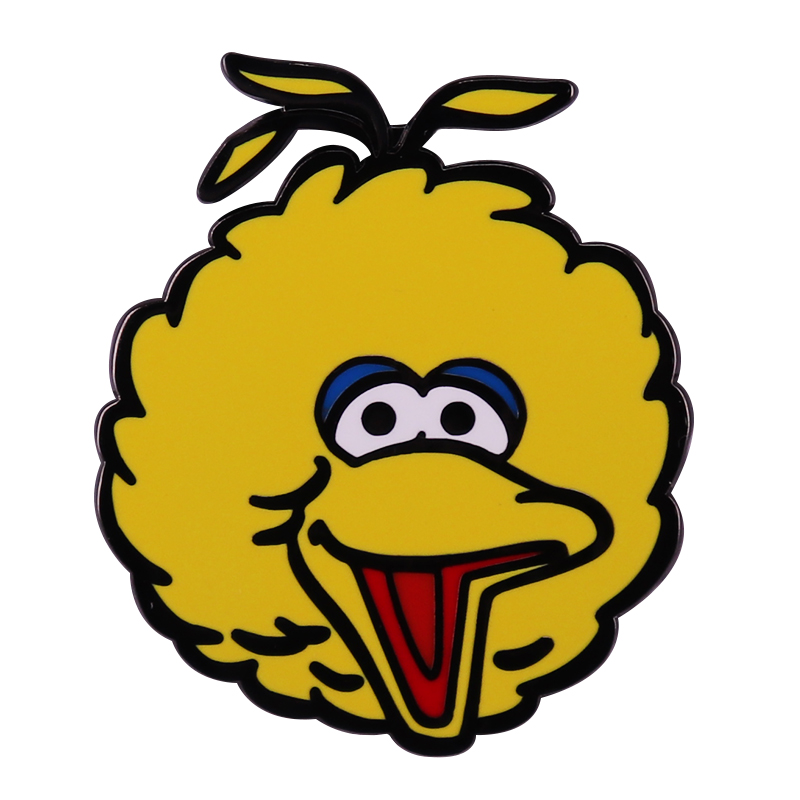 Sesame-Street Big Bird Brooch Nostalgic Cartoon-Muppets Badge Children's TV Show Enamel Pin, As picture
Sesame-Street Big Bird Brooch Nostalgic Cartoon-Muppets Badge Children's TV Show Enamel Pin, As picture