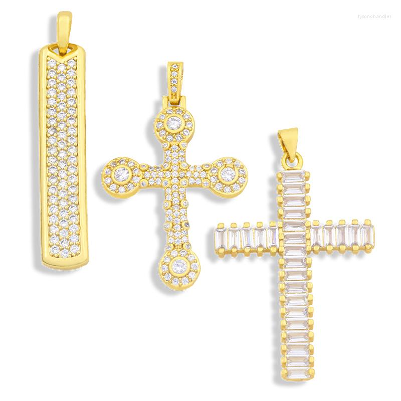 Pendant Necklaces OCESRIO Copper Cross Jewelry Genuine Gold Plated Pendants Zirconia Making Supplies Large Pdta412
Pendant Necklaces OCESRIO Copper Cross Jewelry Genuine Gold Plated Pendants Zirconia Making Supplies Large Pdta412