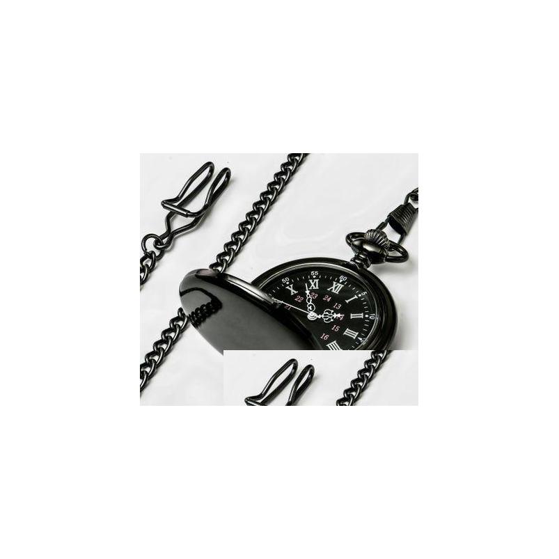 Pocket Watches Retro Black Fashion Smooth Steampunk Quartz Pocket Watch Stainless Steel Pendant 37Cm Chain For Men Women Drop Delive Dhybh
Pocket Watches Retro Black Fashion Smooth Steampunk Quartz Pocket Watch Stainless Steel Pendant 37Cm Chain For Men Women Drop Delive Dhybh