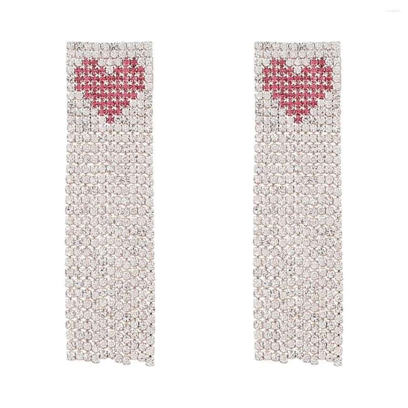Dangle Earrings European And American Retro Creative Alloy Inlaid With Rhinestone Love Tassel Women's Fashion Evening
Dangle Earrings European And American Retro Creative Alloy Inlaid With Rhinestone Love Tassel Women's Fashion Evening