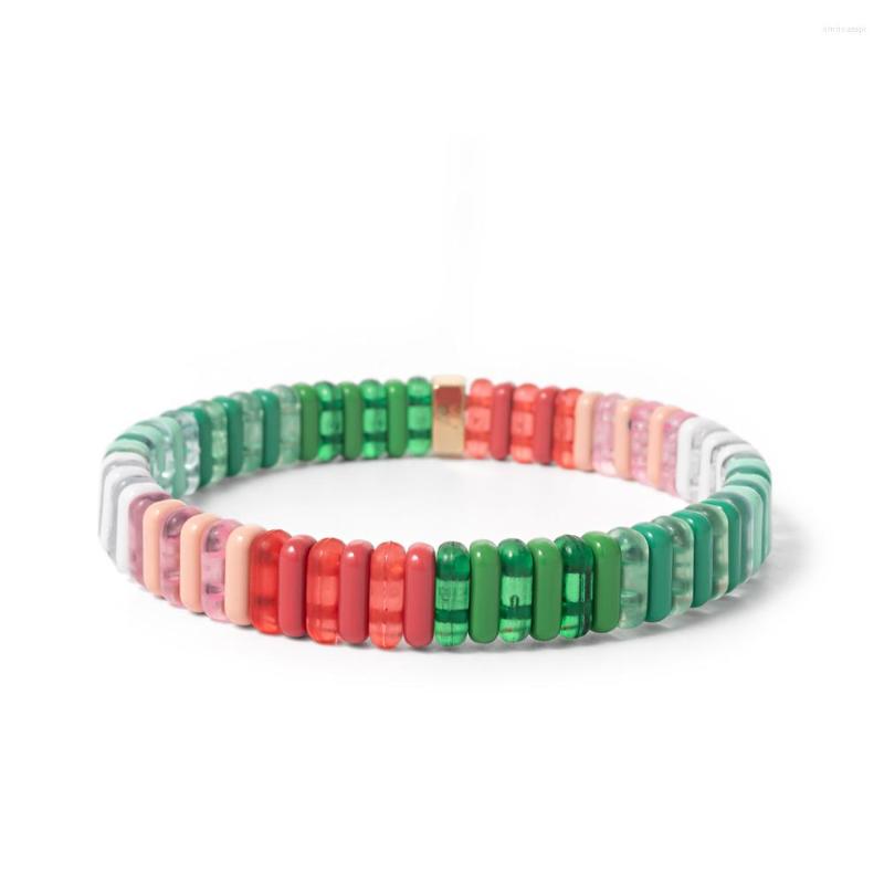 Charm Bracelets BEUTIFOR Rainbow Bright Beads Autumn And Winter Styles Jewelry 2 8mm Tile Colorful Acrylic Enamel Bracelet For Female
Charm Bracelets BEUTIFOR Rainbow Bright Beads Autumn And Winter Styles Jewelry 2 8mm Tile Colorful Acrylic Enamel Bracelet For Female