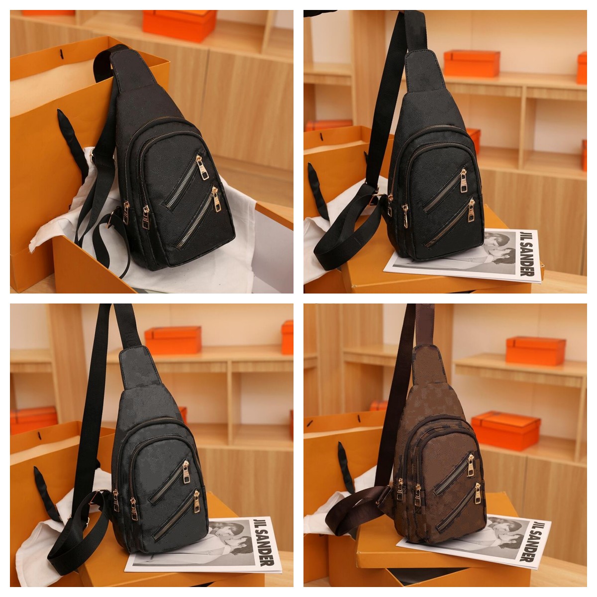 Men Chest Bag Top Designer Hand Bags Famous Brands Women Purses Femme Crossbody Ladies Fanny Pack Chests Bag Shoulder, Brown with flowers
Men Chest Bag Top Designer Hand Bags Famous Brands Women Purses Femme Crossbody Ladies Fanny Pack Chests Bag Shoulder, Brown with flowers